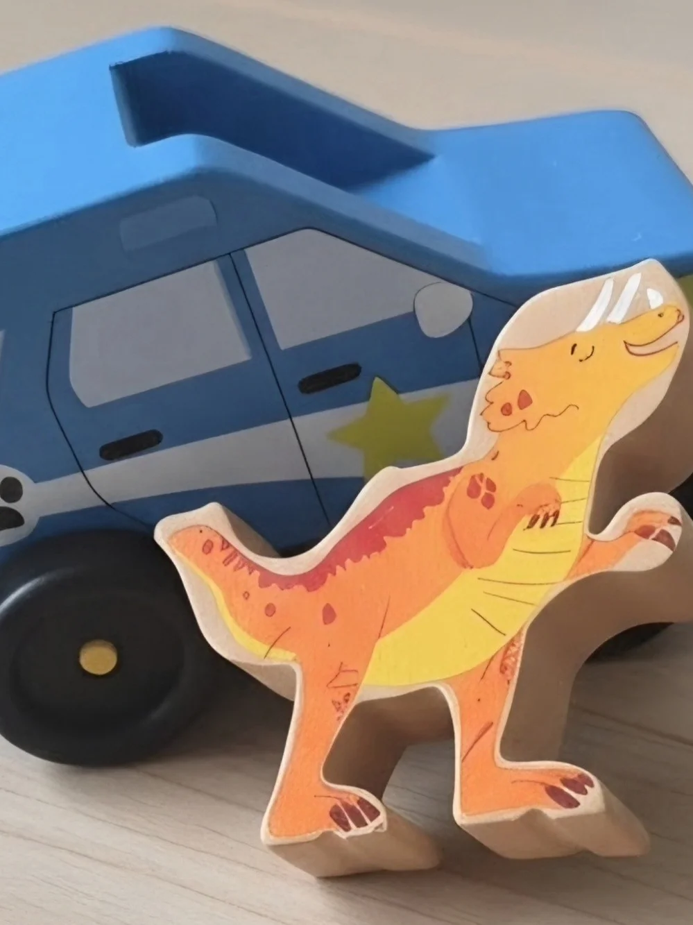 Lakeshore Dinosaur Stacking Toys Blocks (two sided)  with bonus toys  i have inc